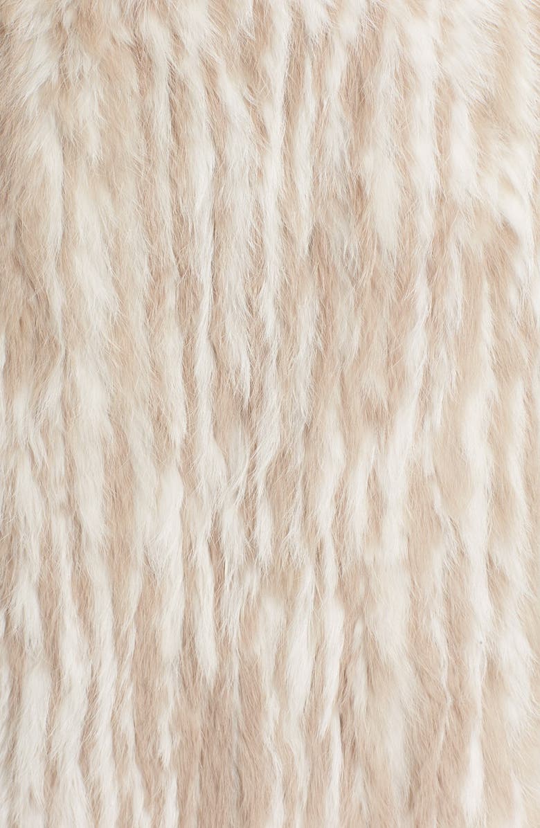 Joie 'Mahoney' Genuine Rabbit Fur Vest, Alternate, color, 