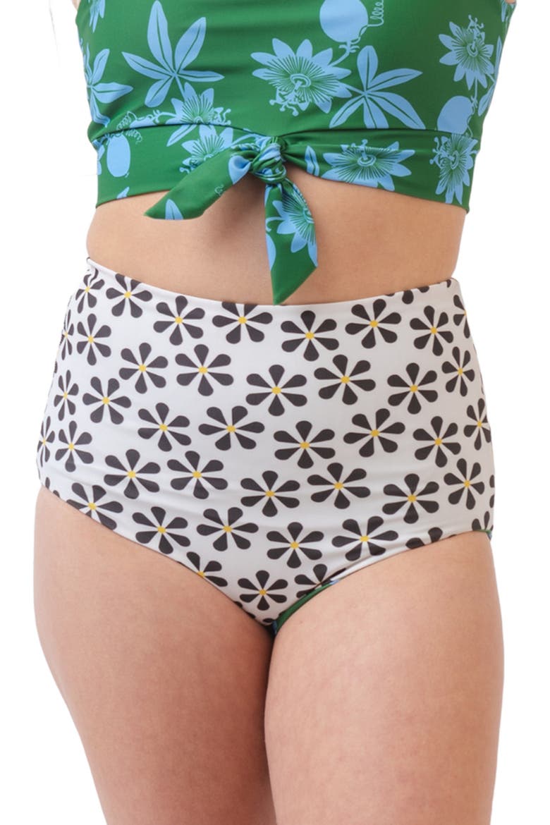 Reversible Ultra High-Waist Bottom, Alternate, color, Passionfruit / Calcada