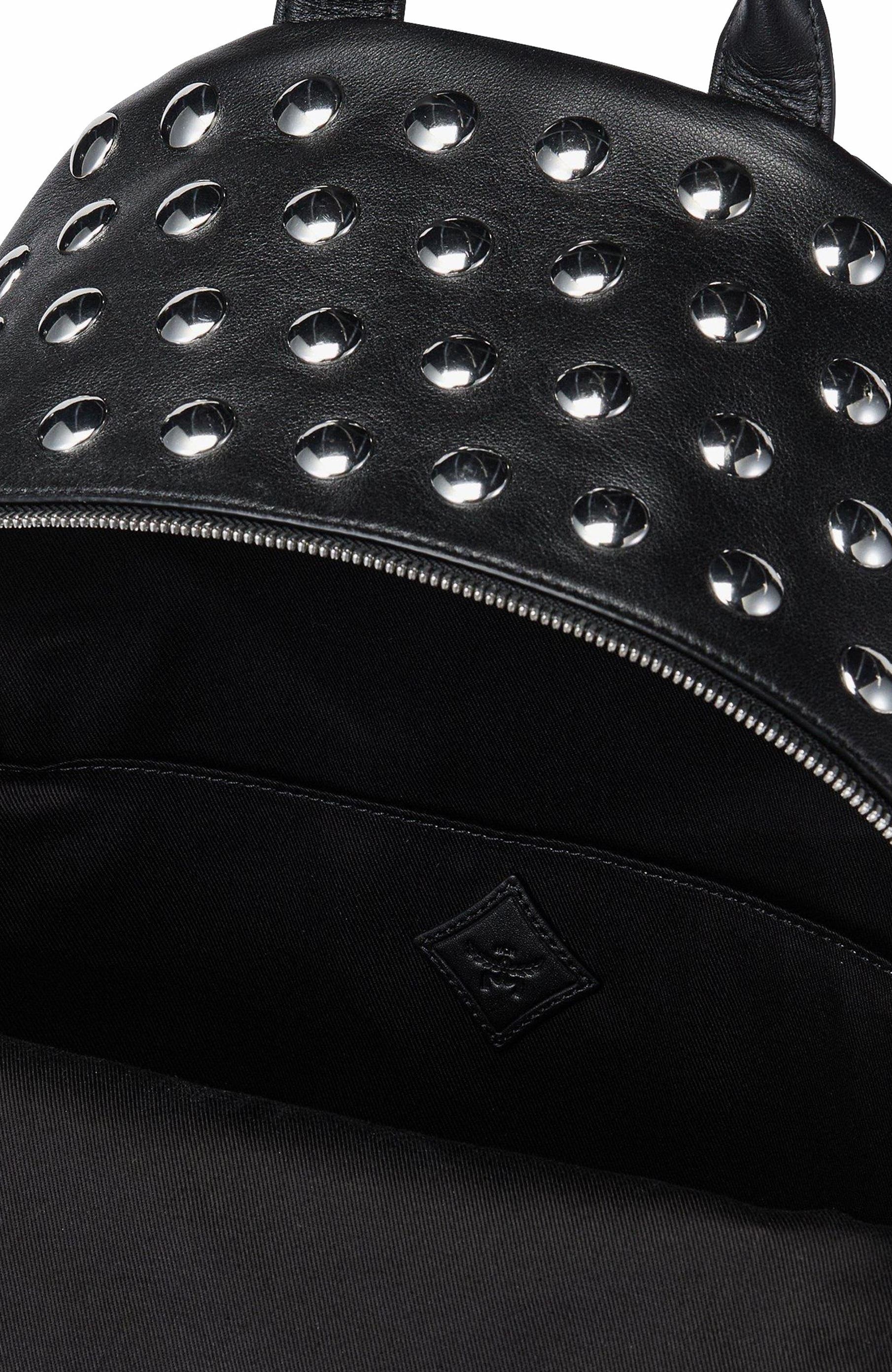 MCM Medium Stark Backpack in Galactic Gala Lamb Leather, Alternate, color, 