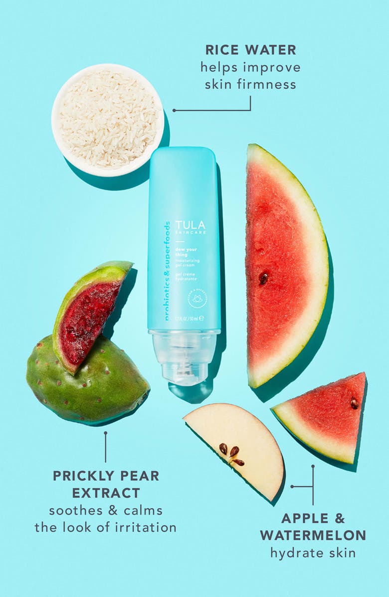 TULA Skincare Dew Your Thing Oil-Free Gel Cream Moisturizer, Alternate, color,