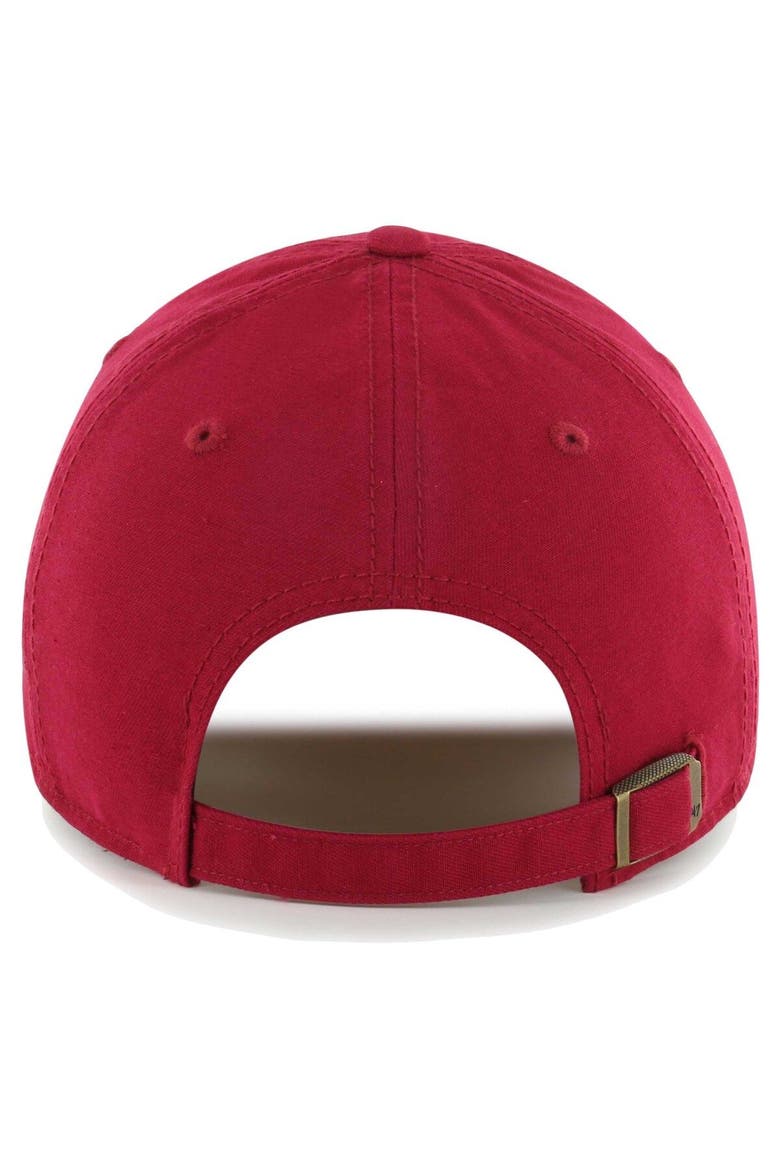 Men's '47 Cardinal Arizona Cardinals Vernon Clean Up Adjustable Hat, Alternate, color, Cardinal
