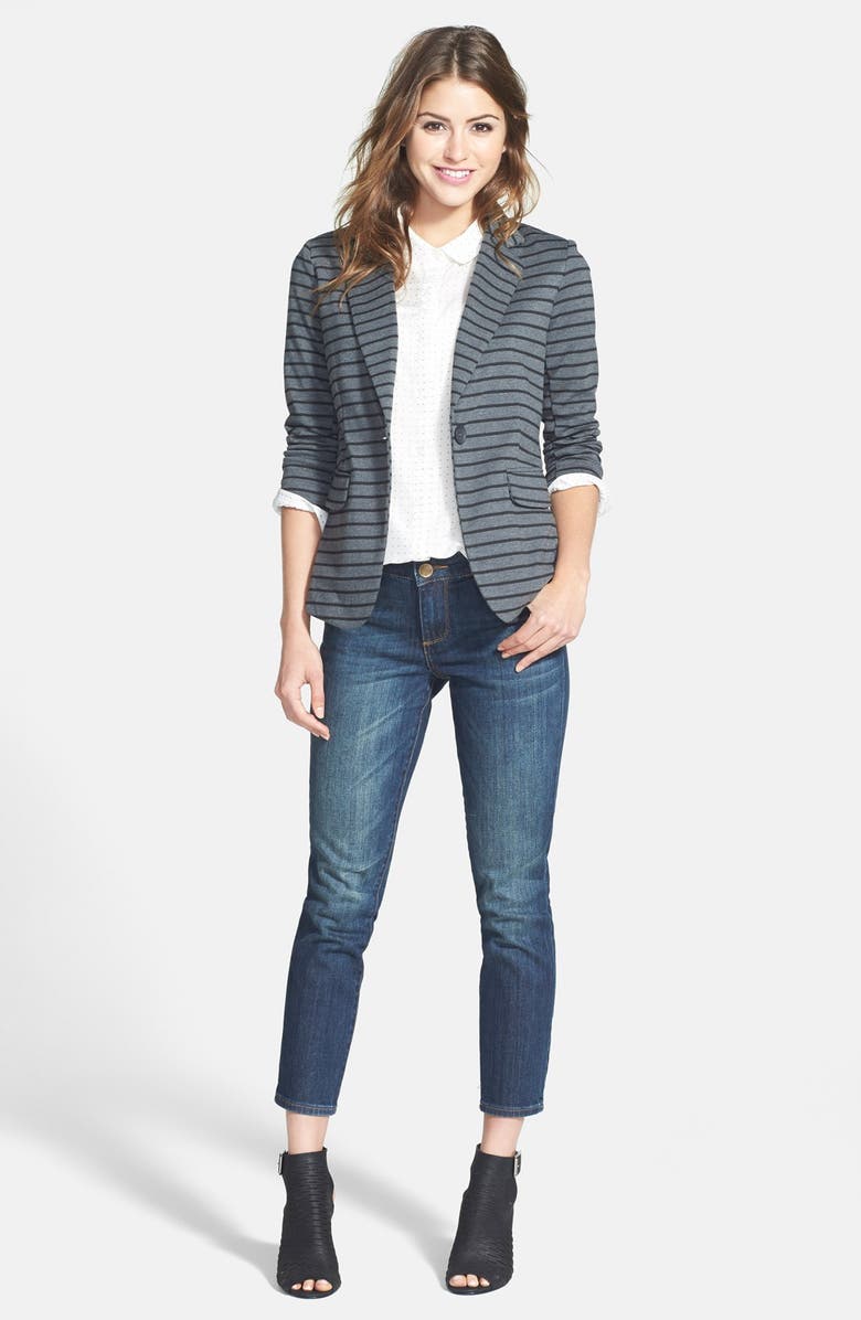 KUT from the Kloth 'Reese' Stretch Straight Leg Ankle Jeans, Alternate, color, 