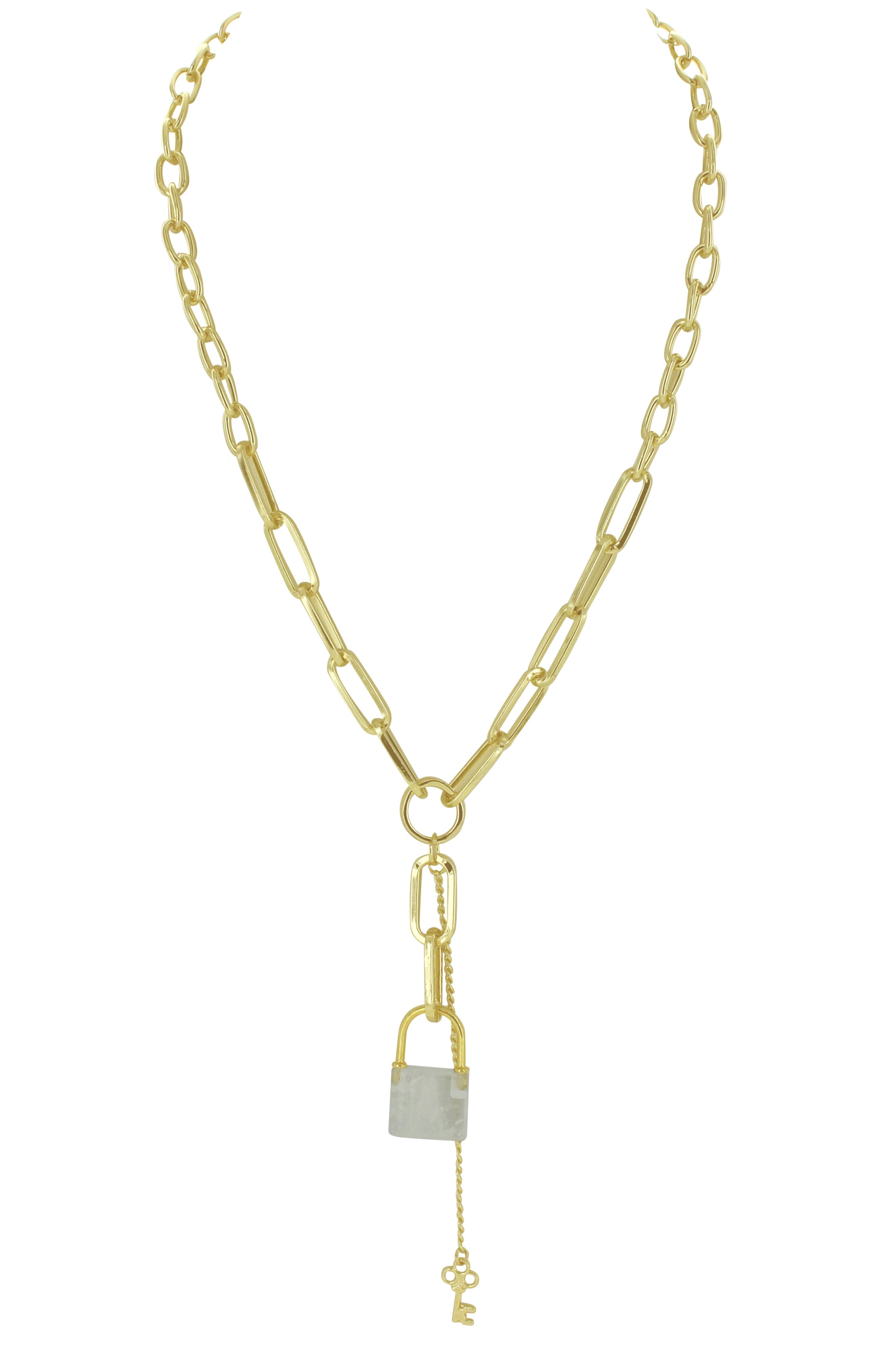 On Lock Pendant Necklace