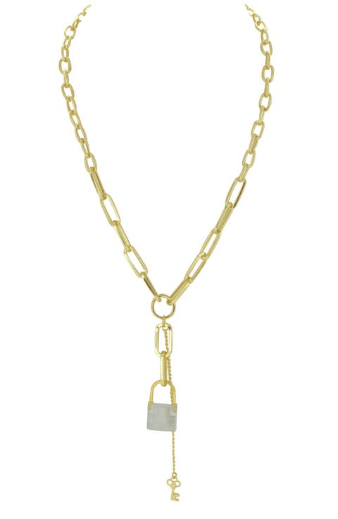 On Lock Pendant Necklace