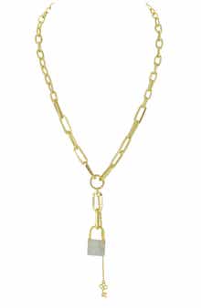 On Lock Pendant Necklace