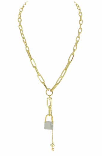 On Lock Pendant Necklace