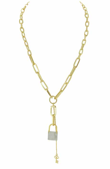 On Lock Pendant Necklace
