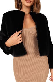 Petal & Pup Minnie Faux Fur Jacket