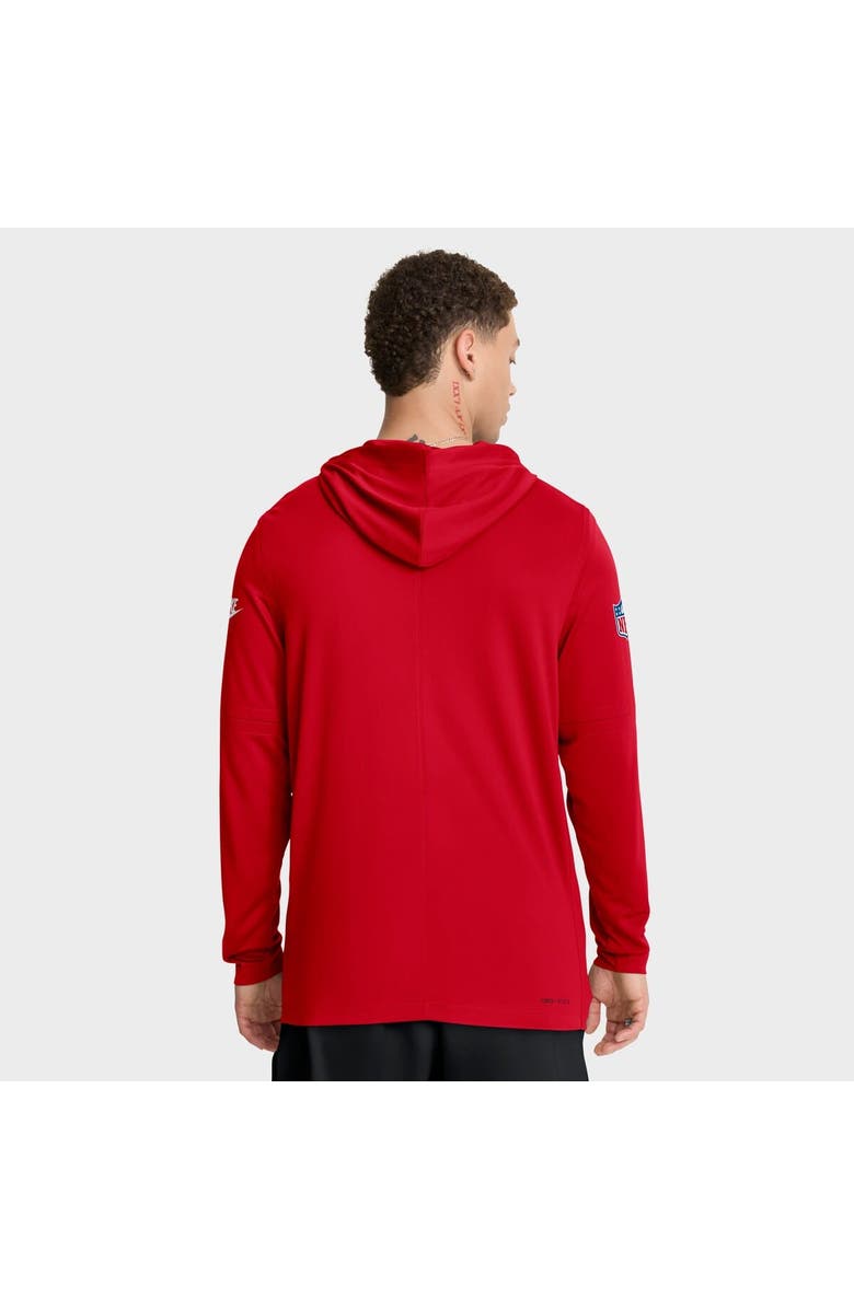 Nike Men's Nike Red New England Patriots Alt Pack Pass Accuracy Performance Long Sleeve Hoodie T-Shirt, Alternate, color, Red
