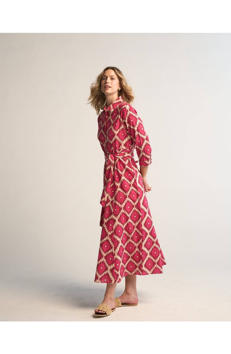 GUADALUPE DESIGN Luciana Ikat Multi  Dress, Alternate, color, Pink