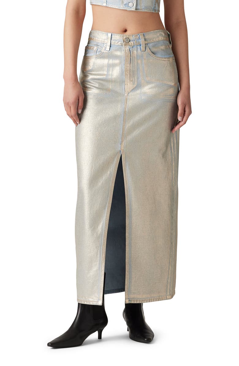 Levi's<sup>®</sup> Ankle Denim Column Skirt, Main, color, 