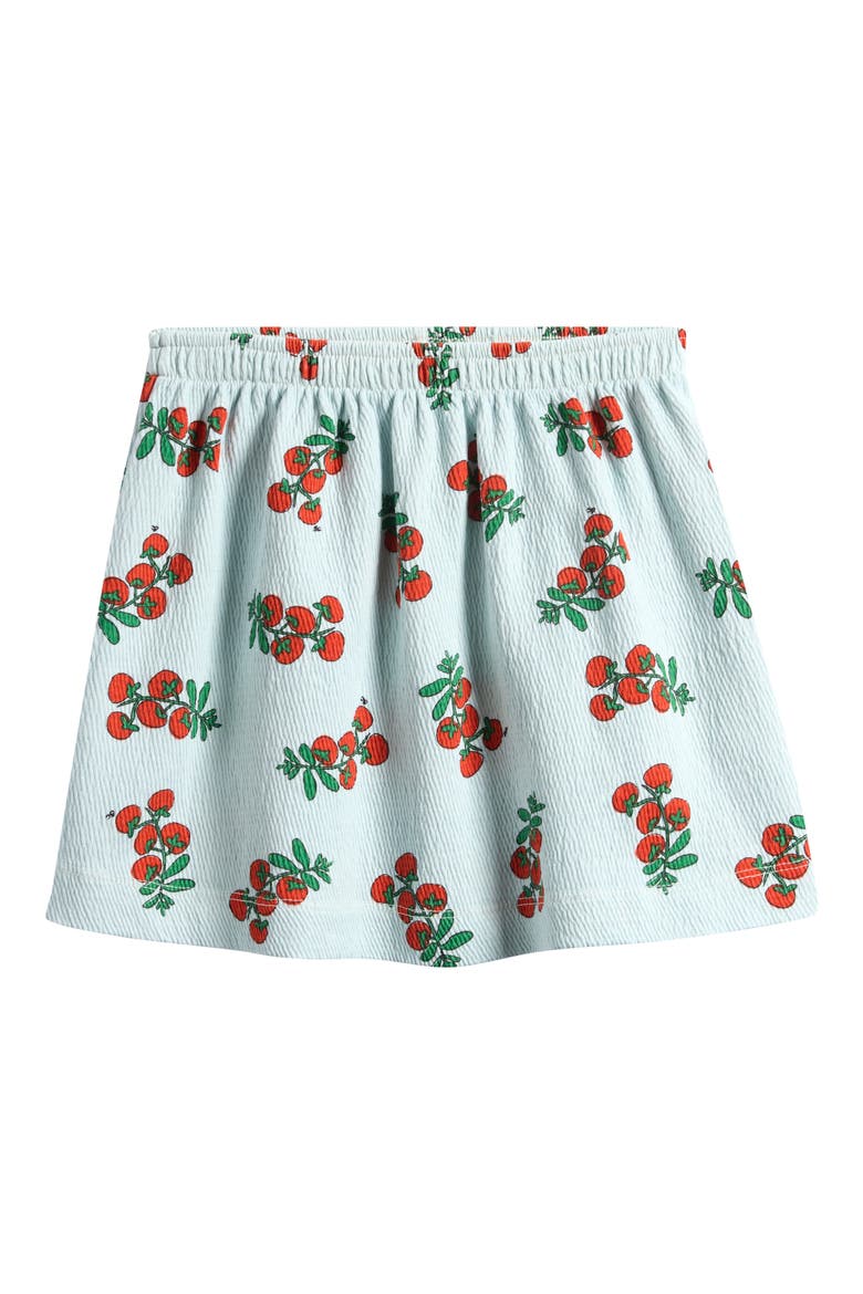 Kids' Juicy Tomato Print Skirt, Main, color, LIGHT BLUE