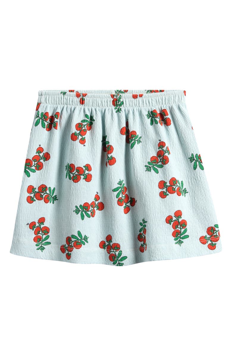 Bobo Choses Kids' Juicy Tomato Print Skirt, Main, color, Light Blue