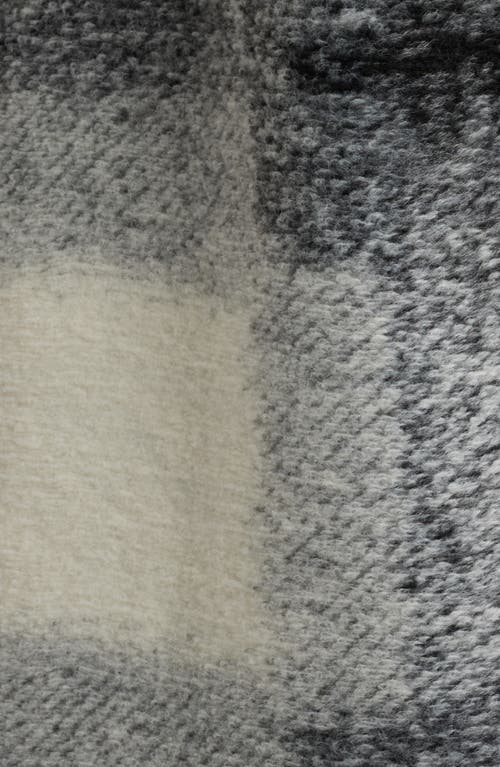 Thread & Supply Plaid Fleece Shacket In Cream Blk Co Pl2275