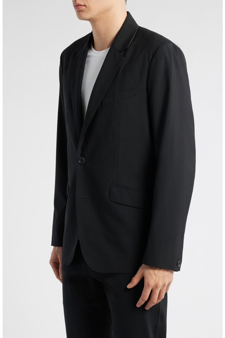 Butler Wool Blend Ripstop Sport Coat, Alternate, color, BLACK