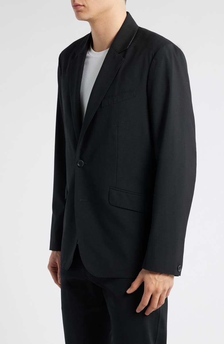 rag & bone Butler Wool Blend Ripstop Sport Coat, Alternate, color, Black