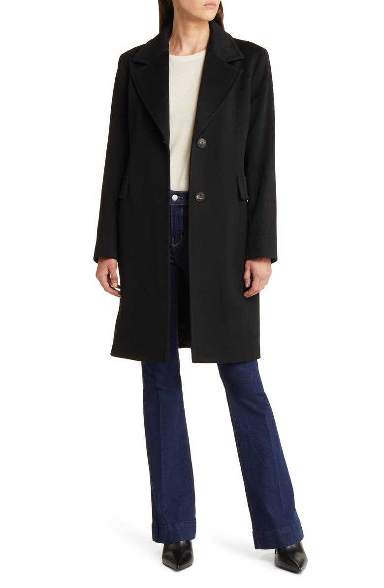 Fleurette Reed Italian Wool Coat, Alternate, color, 