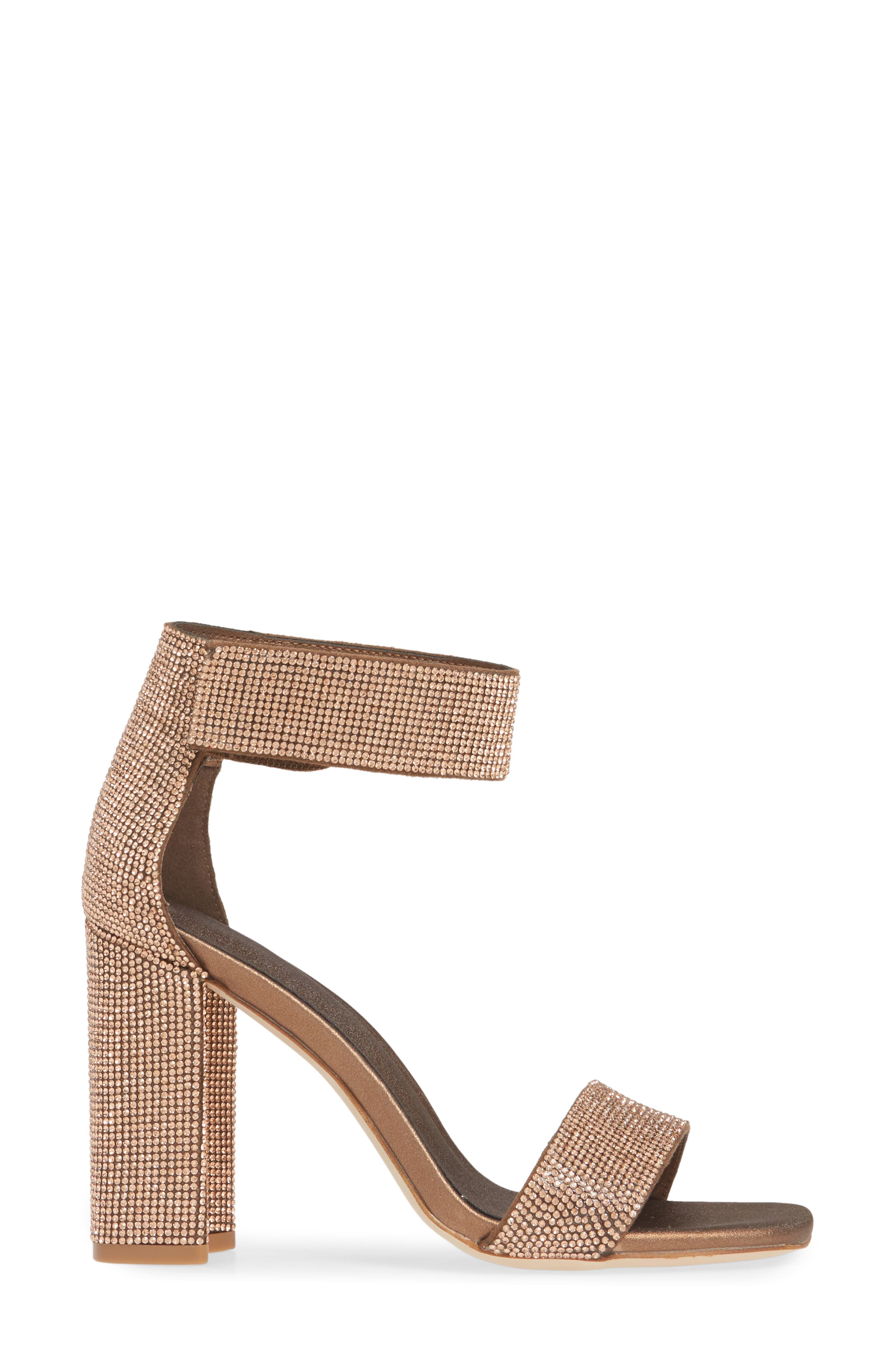 Jeffrey Campbell Lorena Embellished Ankle Strap Sandal, Alternate, color, 