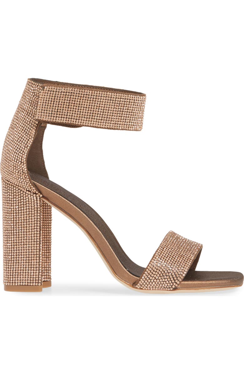 Jeffrey Campbell Lorena Embellished Ankle Strap Sandal, Alternate, color,