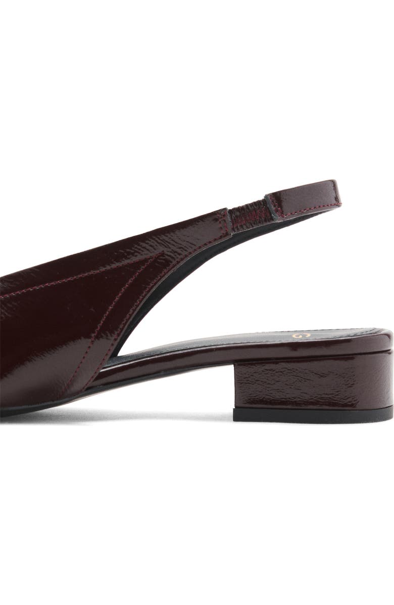 MANGO Slingback Pump, Alternate, color, Burgundy