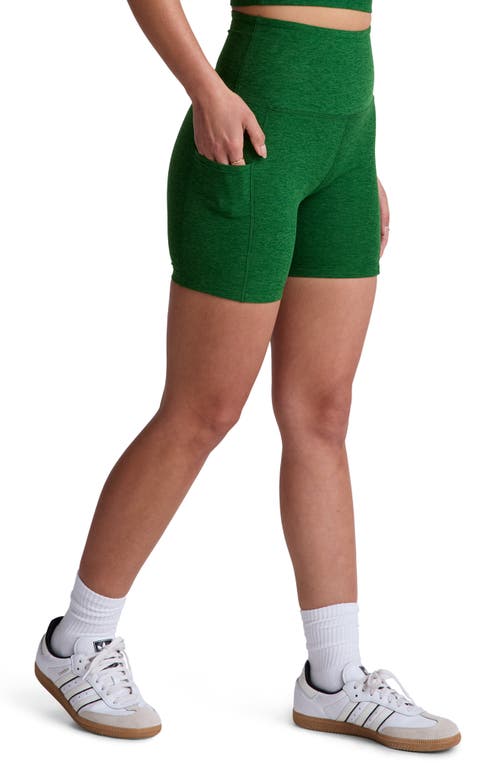 BEYOND YOGA BEYOND YOGA SPACE DYE KEEP PACE BIKE SHORTS 