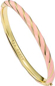 Ted Baker Trinity Twist Enamel Hinge Bracelet