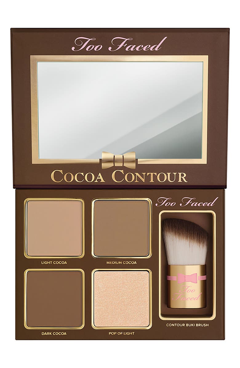 Too Faced Cocoa Contour Chiseled To Perfection Palette, Alternate, color, 