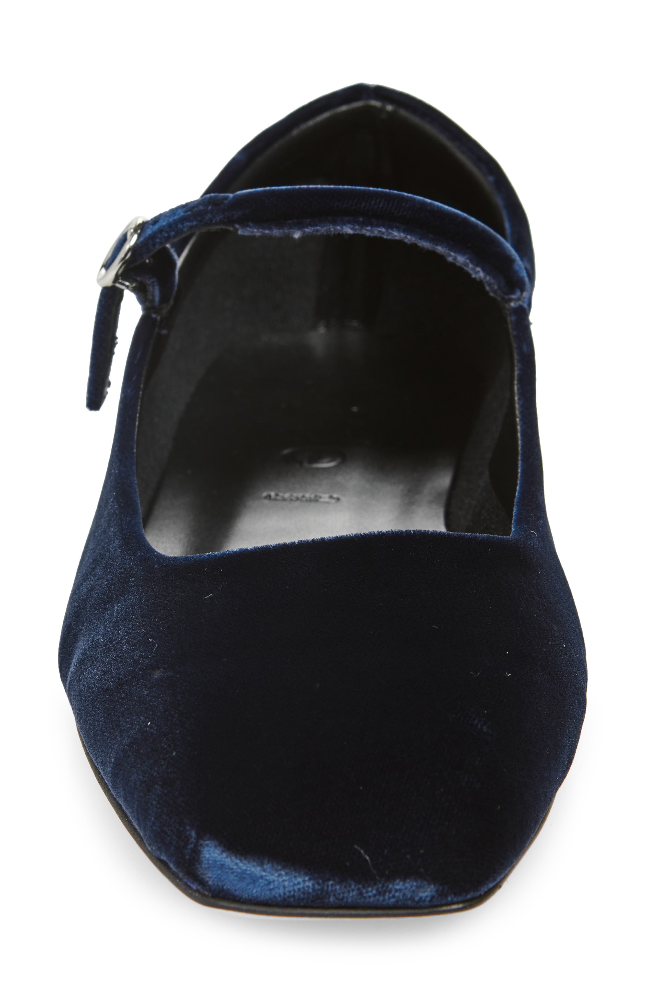 aeyde Uma Mary Jane Flat, Alternate, color, Navy