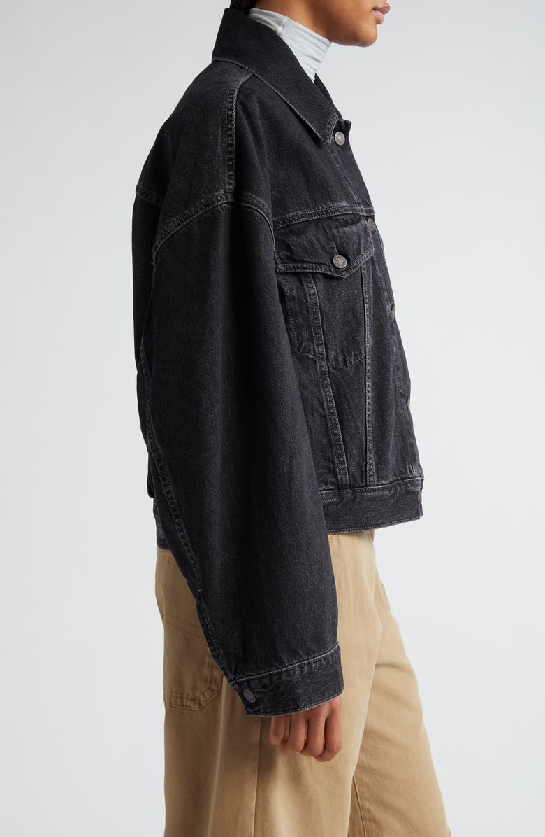 Acne Studios Morris Relaxed Fit Oversize Denim Jacket, Alternate, color, 