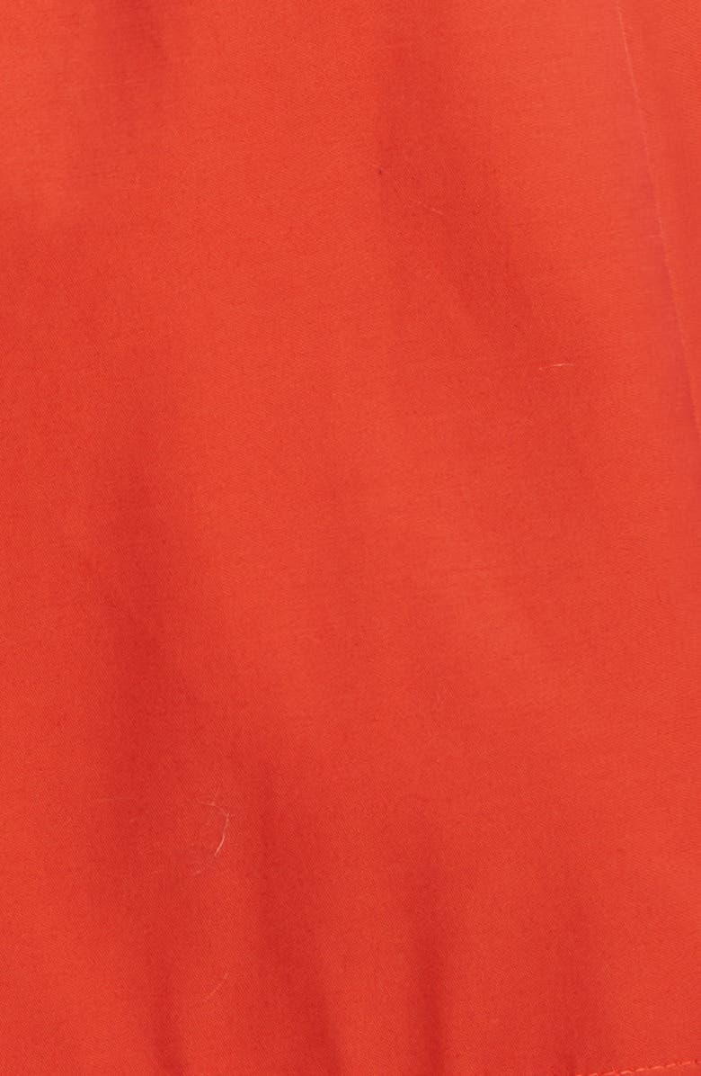 Lauren Ralph Lauren Hooded Belted Faux Leather Trim Trench Coat, Alternate, color, 