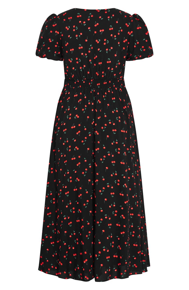 City Chic Aliya Print Maxi Dress, Alternate, color, 