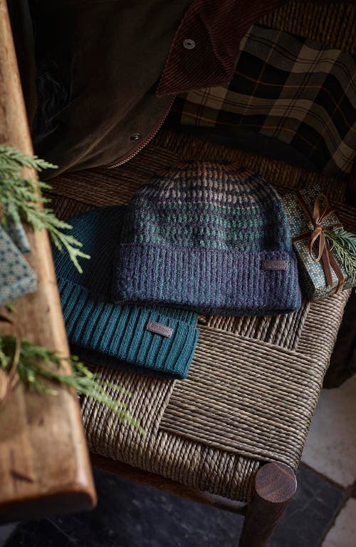 Barbour Carlton Fleece Lined Wool Blend Beanie