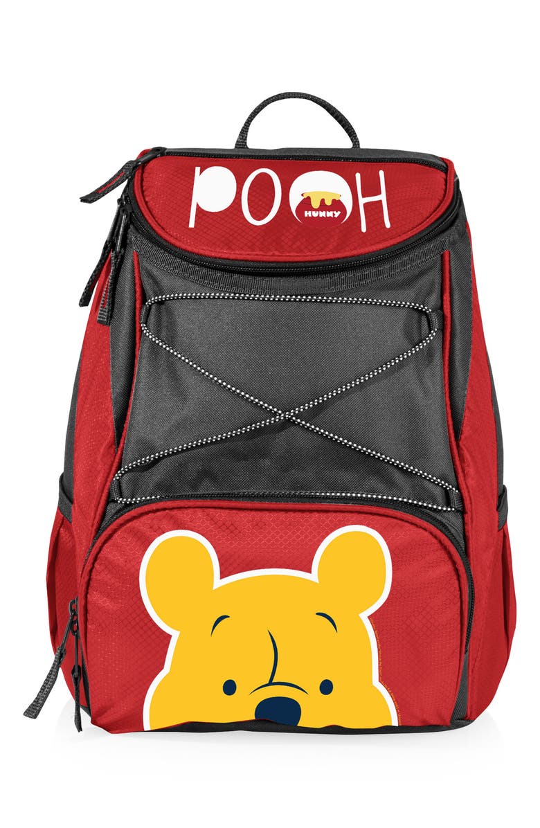 Picnic Time x Disney<sup>®</sup> Winnie the Pooh Cooler Backpack, Main, color, Red