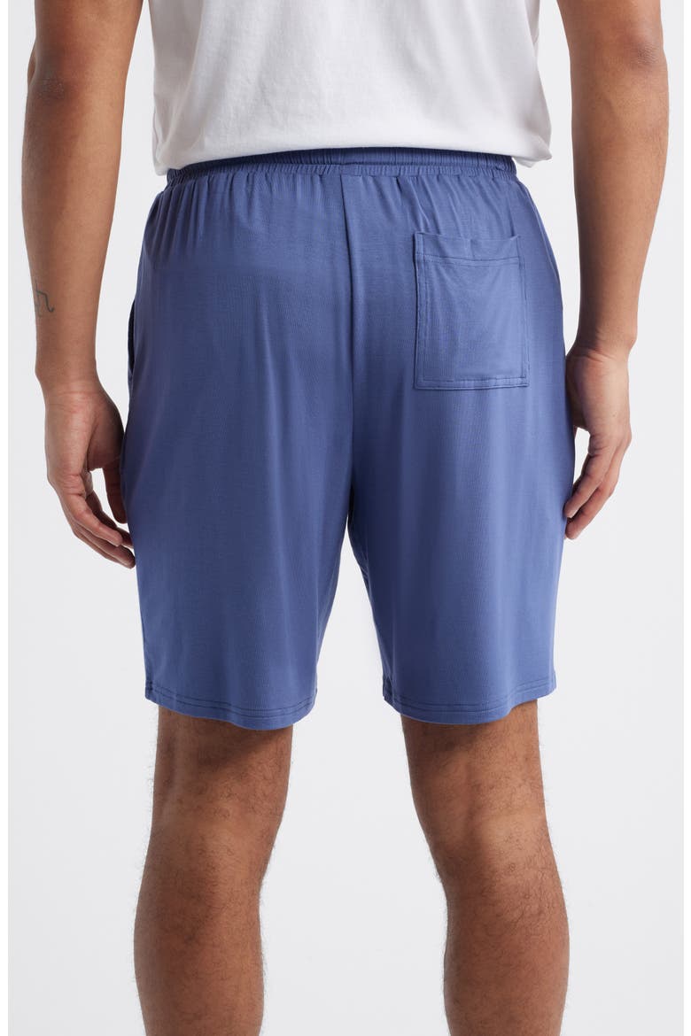 Moonlight Modal Blend Drawstring Lounge Shorts, Alternate, color, BLUE INDIGO