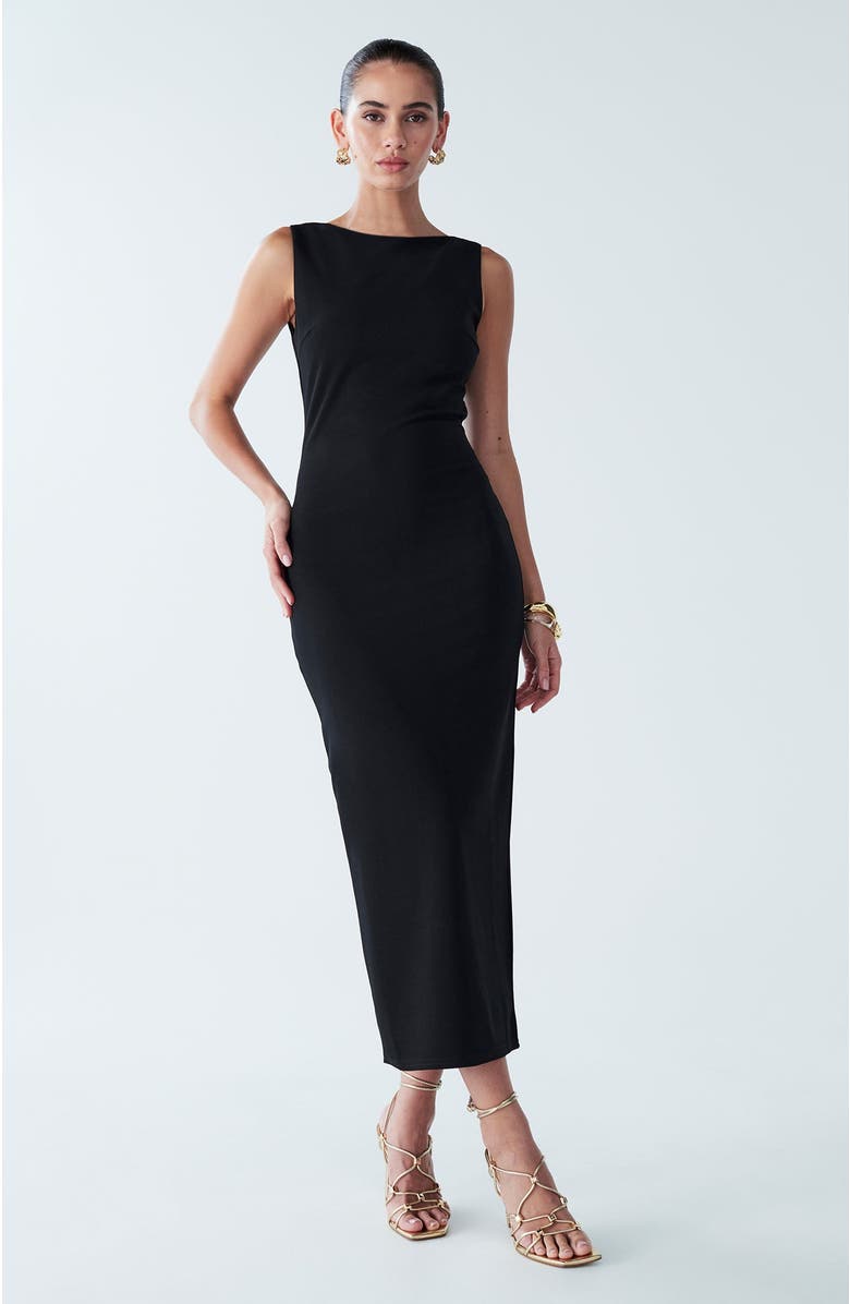 BWLDR Shian Midi Dress, Alternate, color, 