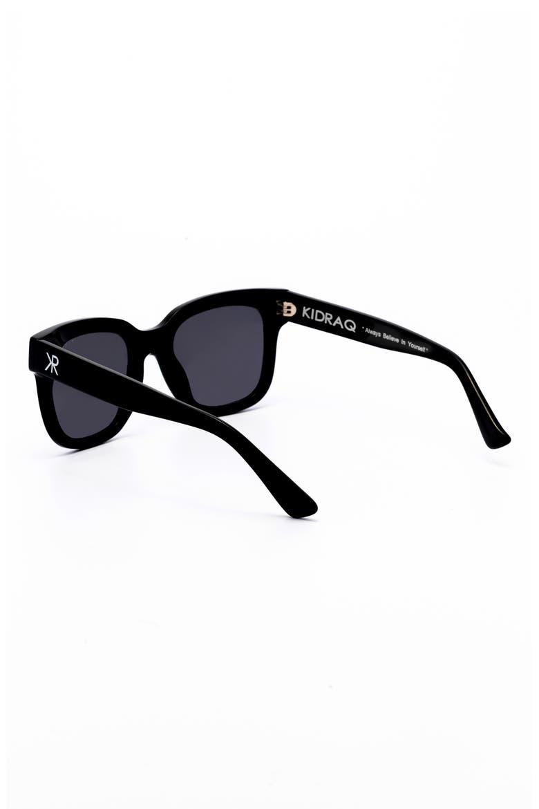 Kids' Kool Kid 51mm Sunglasses, Alternate, color, BLACK VOLCANO