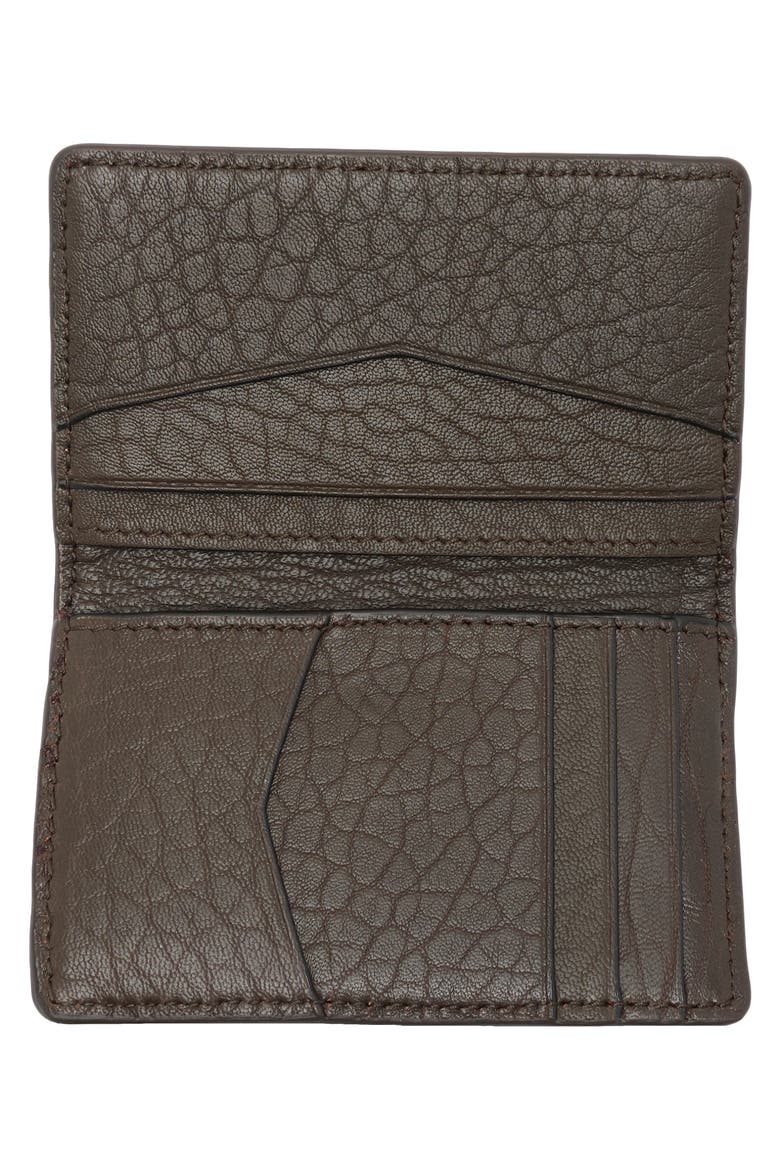 Gear Pocket Organizer Leather Card Case, Alternate, color, PEPE