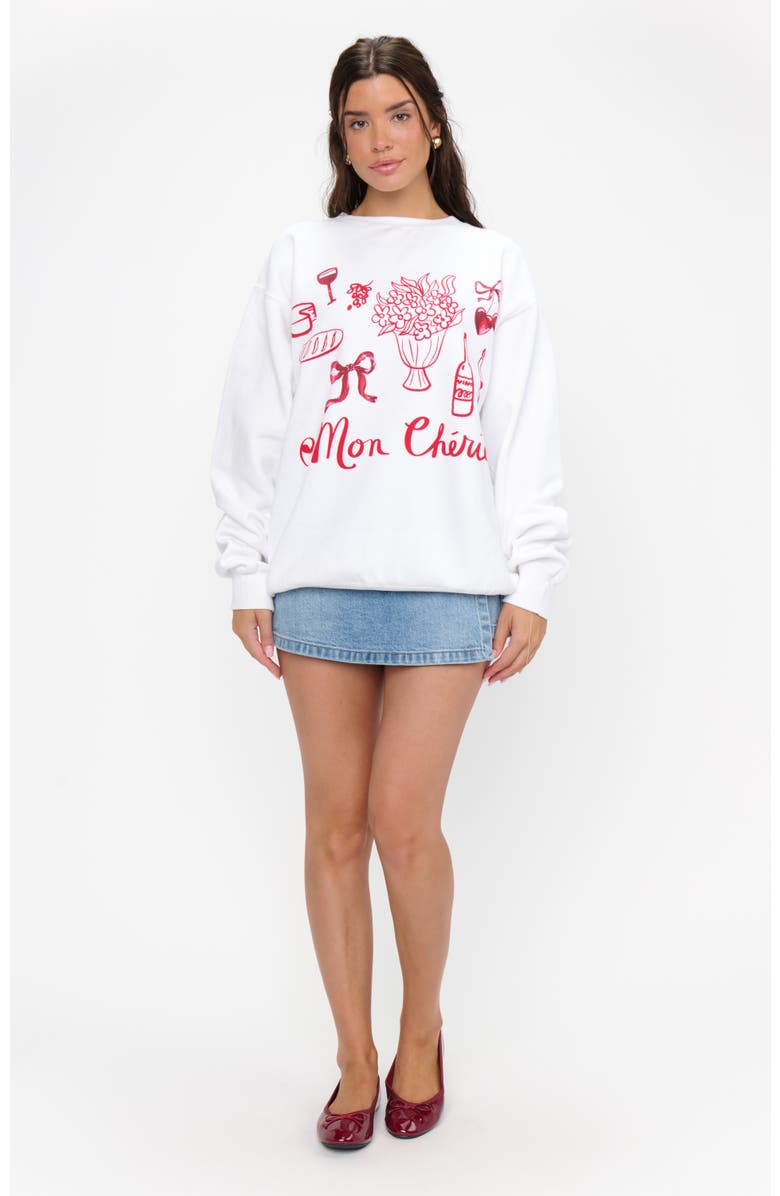 Show Me Your Mumu Stanley Sweatshirt, Alternate, color, Mon Cherie Graphic