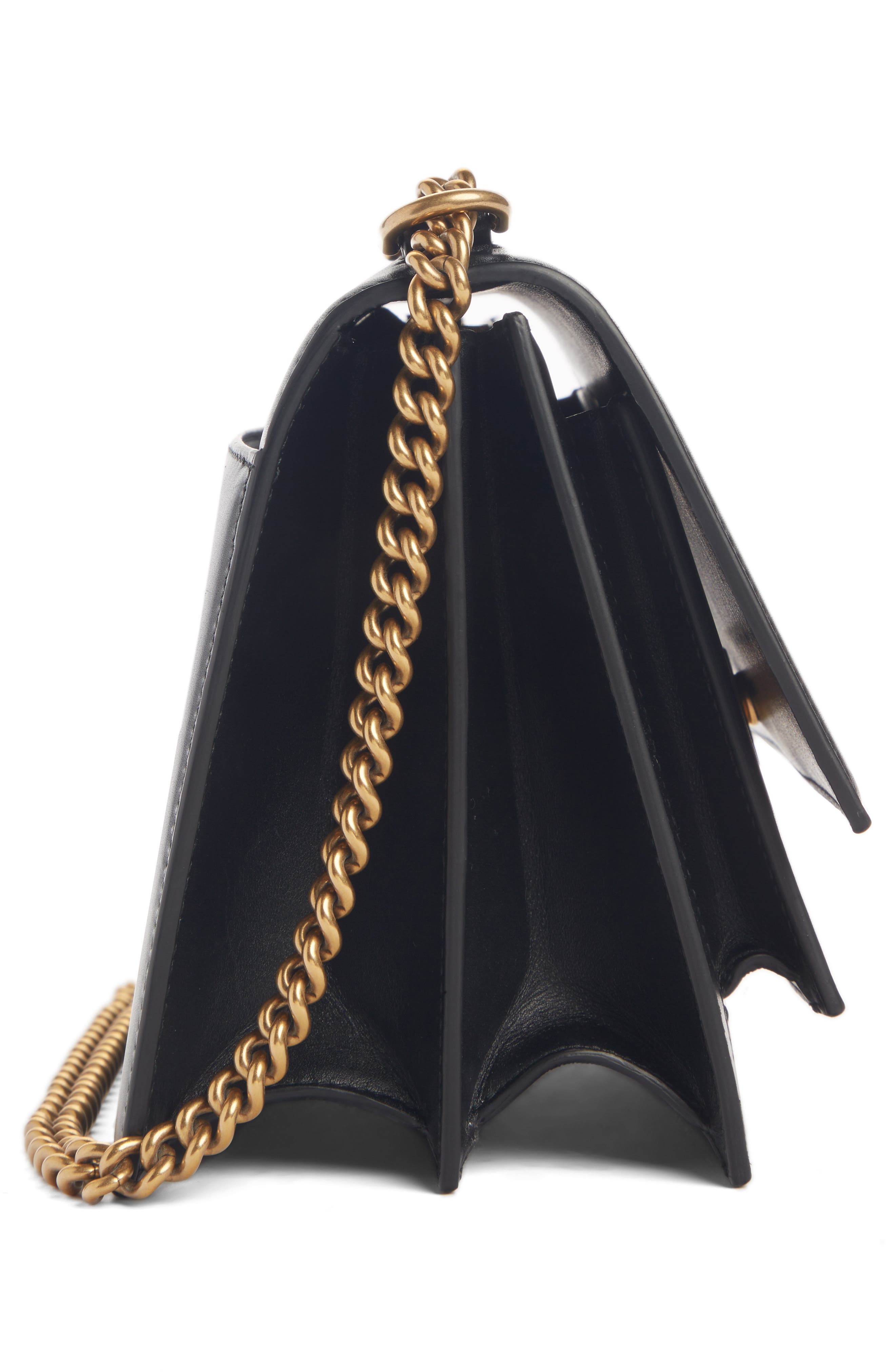 Balenciaga Sharp Leather Shoulder Bag, Alternate, color, 