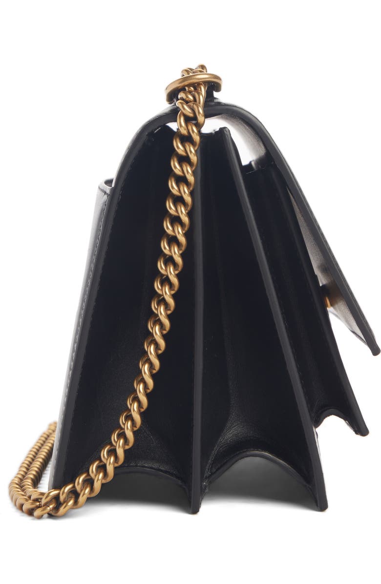 Balenciaga Sharp Leather Shoulder Bag, Alternate, color,