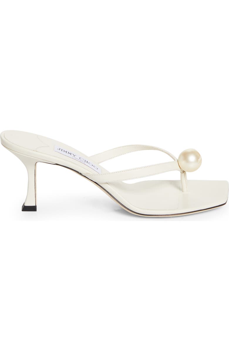 Jimmy Choo Freja Sandal, Alternate, color, Latte/ White