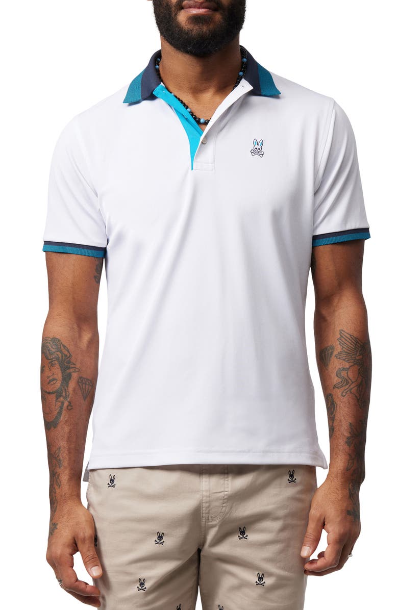 Psycho Bunny Iris Performance Polo, Main, color, 