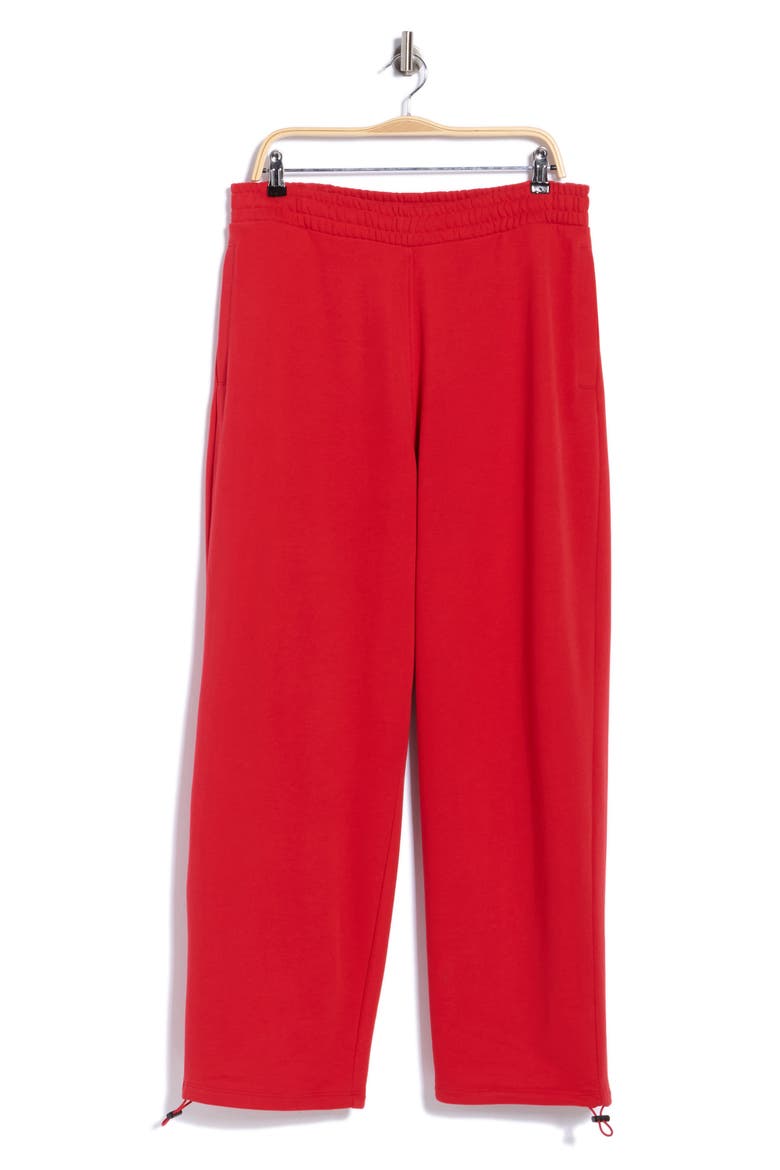 Norata Wide Leg Pants, Main, color, DARK RED