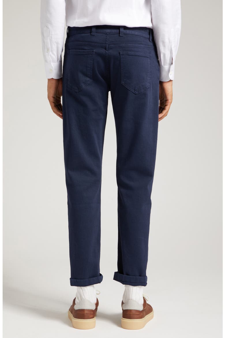 Five-Pocket Stretch Denim Pants, Alternate, color, NAVY