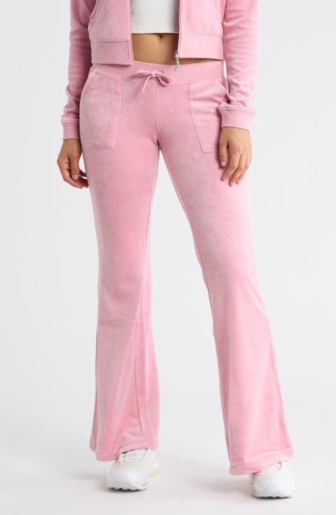 Heritage Velour Wide Leg Track Pants