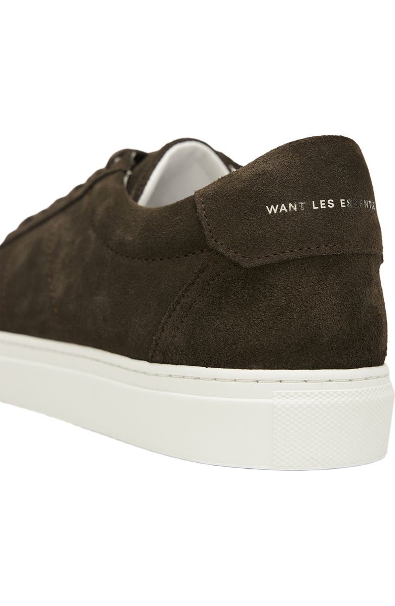 Want Les Essentiels Lennon 2.0 Suede Leather Low Sneaker, Alternate, color, Dark Brown