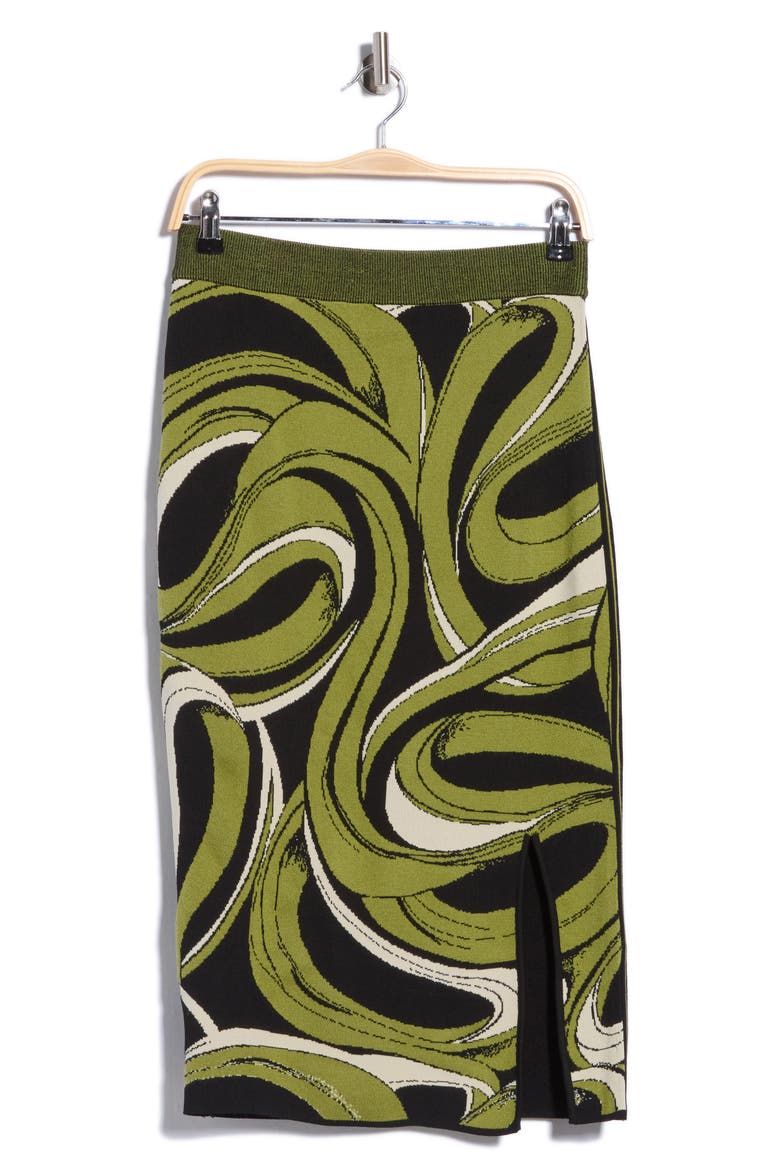 Lyla Midi Skirt, Main, color, CASS TAPE SHADOW GN HUGE