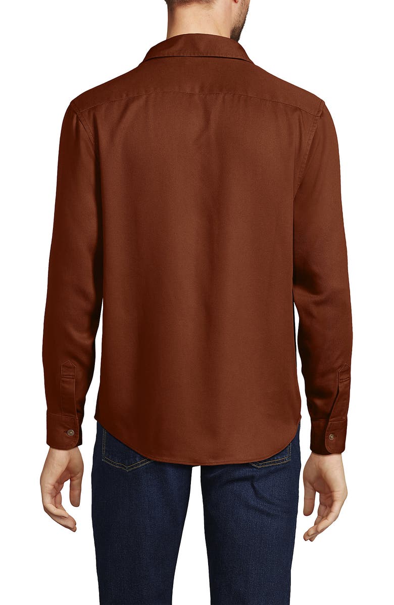 Lands' End Relaxed Twill Shirt, Alternate, color,