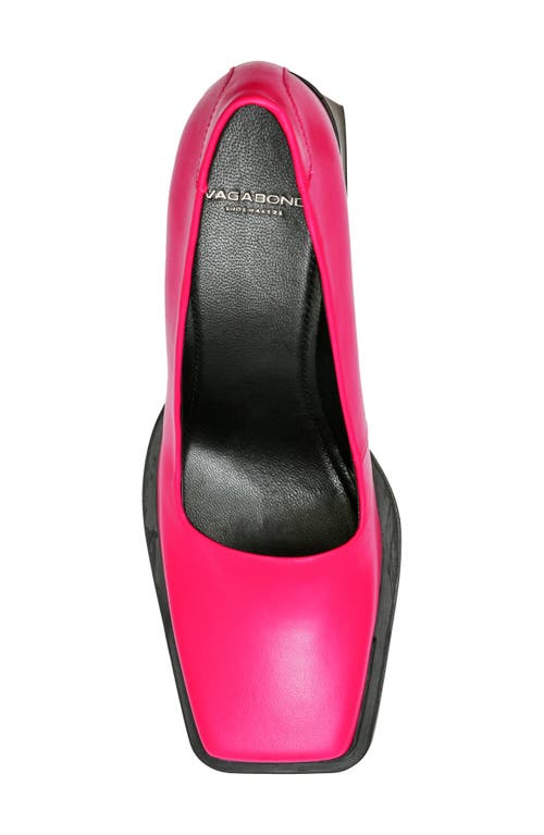 Vagabond Shoemakers Edwina Square Toe Pump In Pink