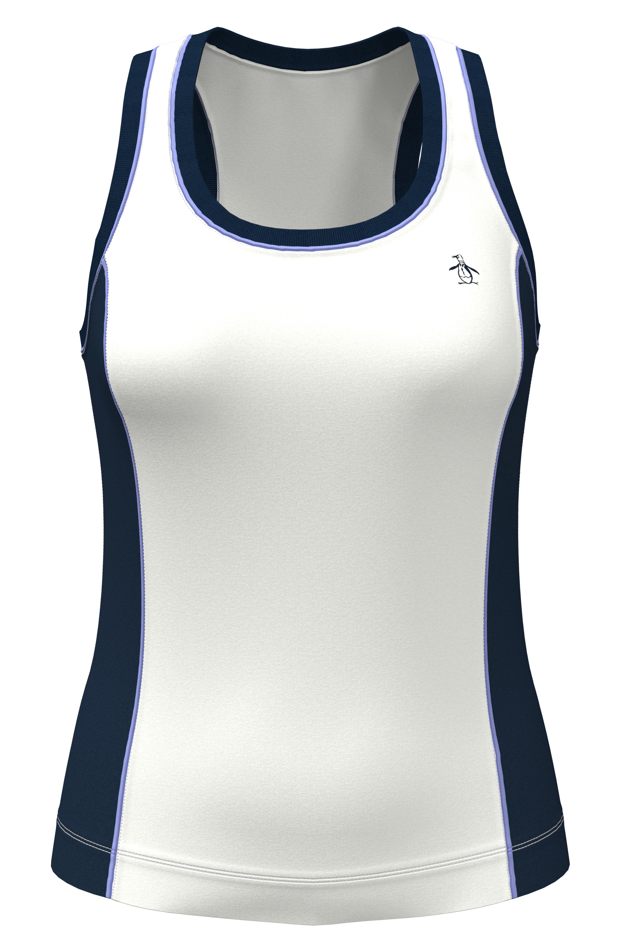 Mixed Texture Square Neck Performance Tank